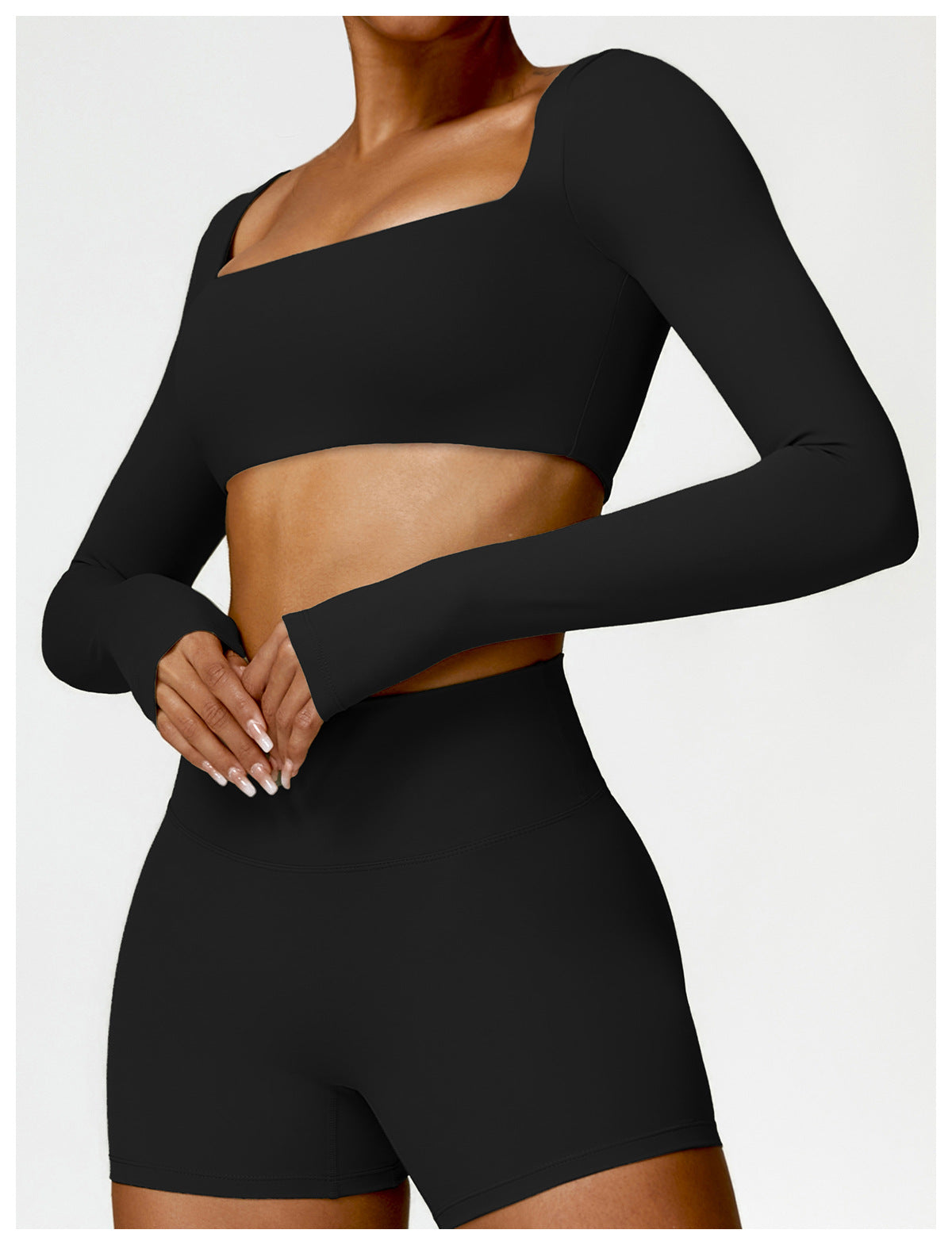 Inner Bloom longsleeve in Black