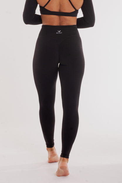 Soft Touch - Active high-waist Leggings in black