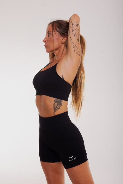Mix & Match - Rib Shorts in black